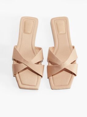 H&M CROSSOVER-STRAP SANDALS
